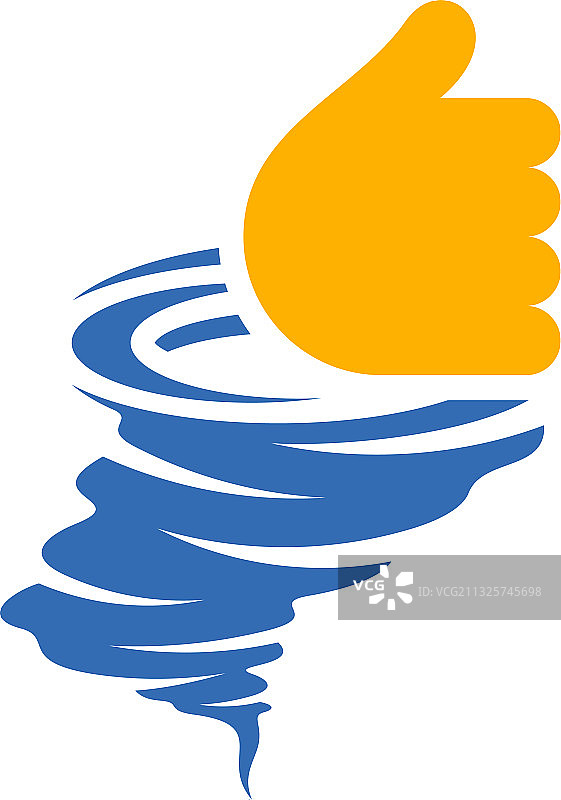 龙卷风Logo模板图片素材