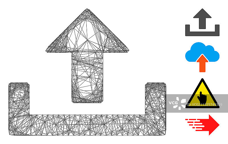 网络上传网格图片素材