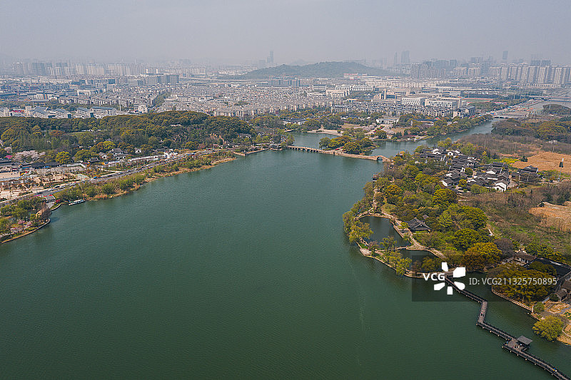 苏州石湖景区自然风光图片素材