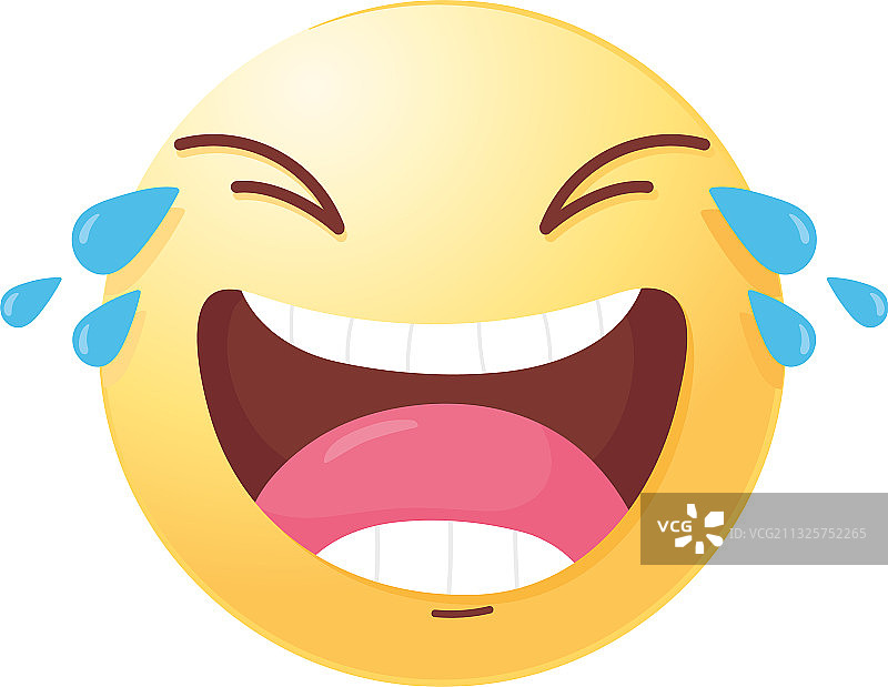 社交媒体哭笑不得表情符号图片素材