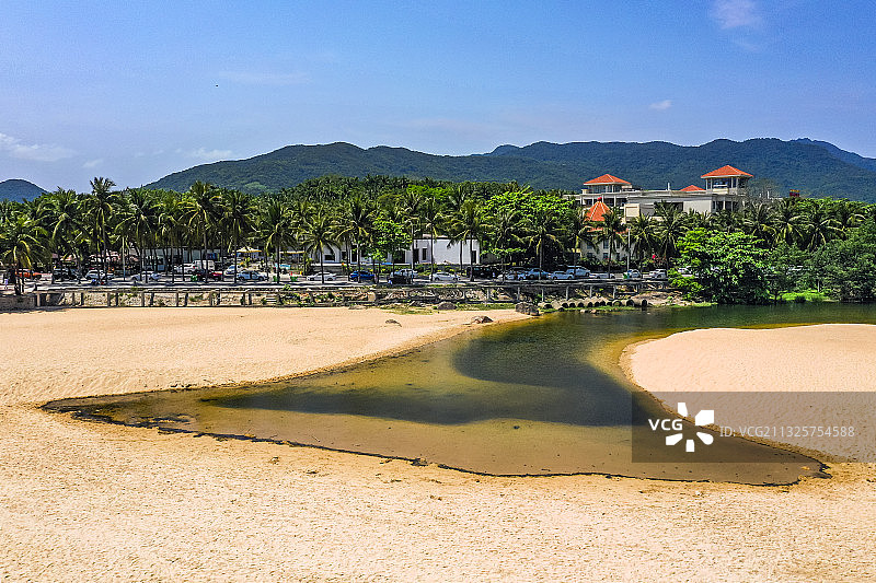 海南万宁海滨风光图片素材