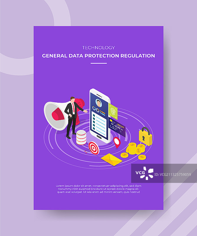 通用数据保护条例技术人员图片素材