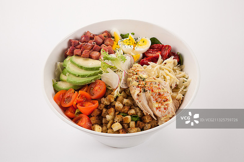 一碗蔬菜沙拉图片素材