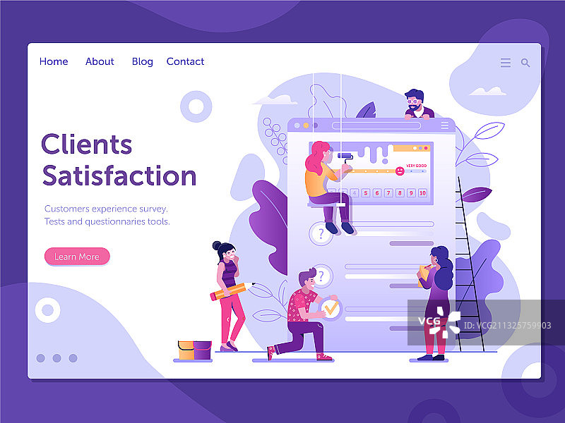 客户满意度与反馈调查banner图片素材