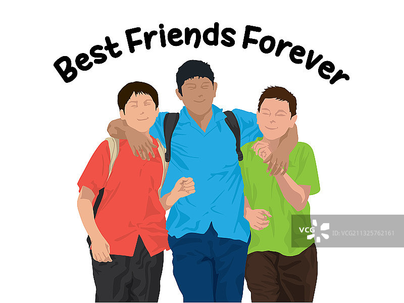 永远的好朋友图片素材