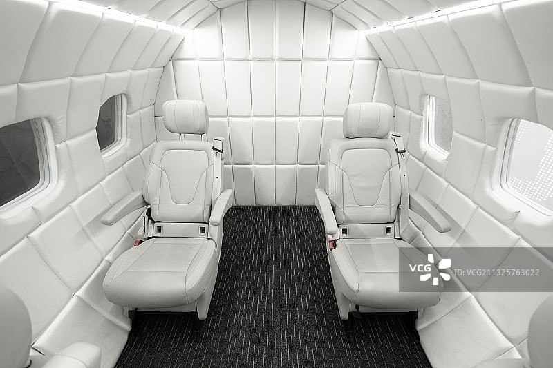 商务机舱 航空座椅 皮座椅 飞机图片素材