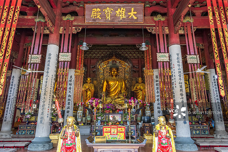 福州西禅寺大雄宝殿图片素材