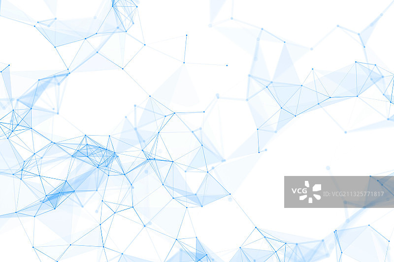 科技粒子线条连接图片素材