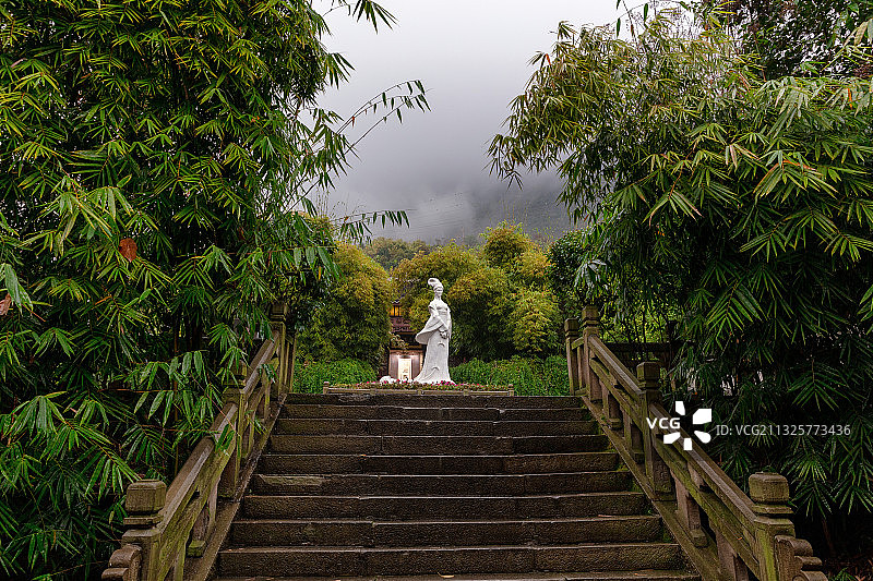 湖北省兴山县昭君村，中国古代四大美女之一王昭君故里图片素材