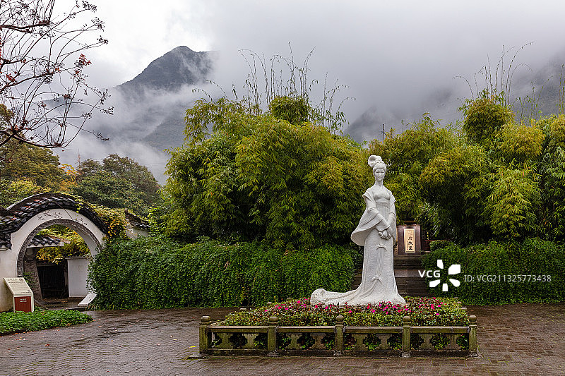 湖北省兴山县昭君村，中国古代四大美女之一王昭君故里图片素材