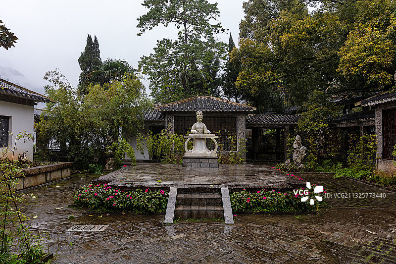 湖北省兴山县昭君村，中国古代四大美女之一王昭君故里图片素材