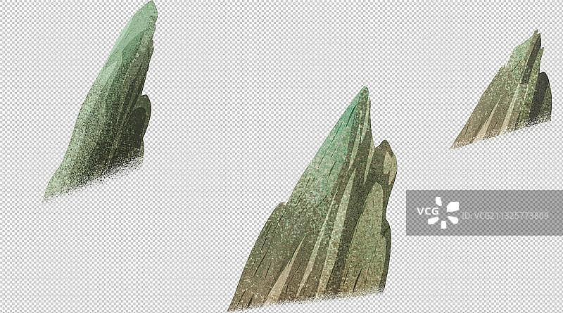 山石元素图片素材