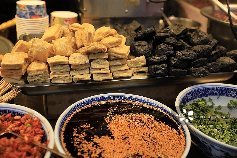 臭豆腐摊图片素材