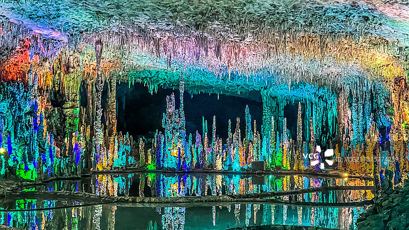 兴文石海天泉洞图片素材