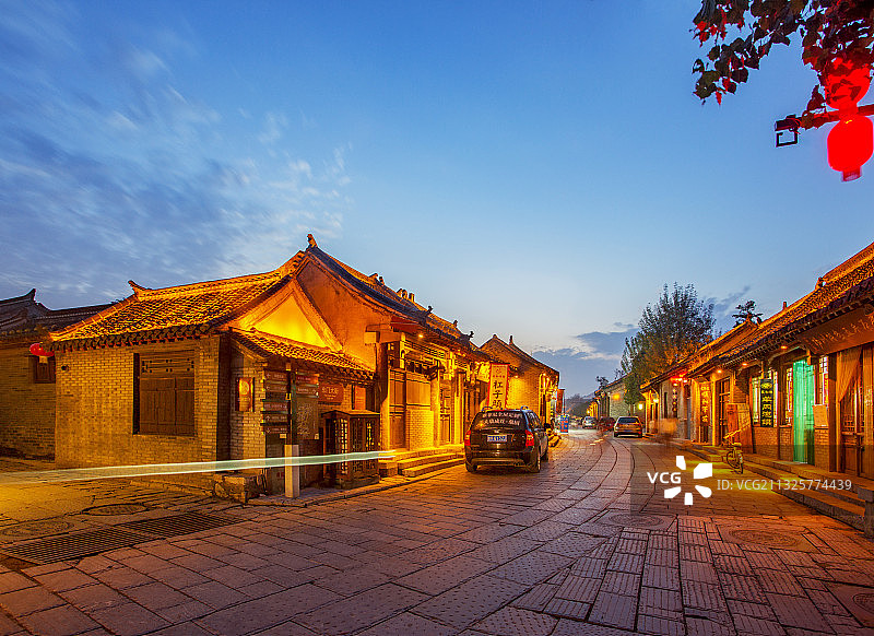 青州古城夜色图片素材