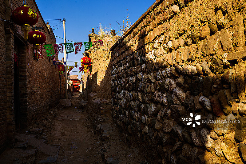 河北省蔚县暖阳堡民居图片素材