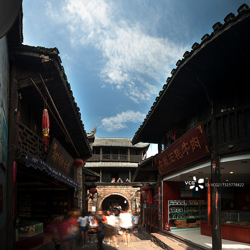 湖南省凤凰古城图片素材