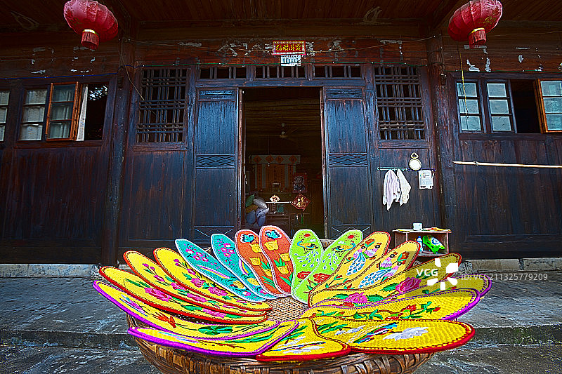 湖南省湘西土家族苗族自治州龙山县捞车河镇风光图片素材