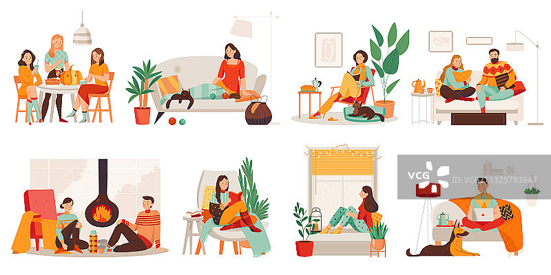 舒适的公寓场景图片素材