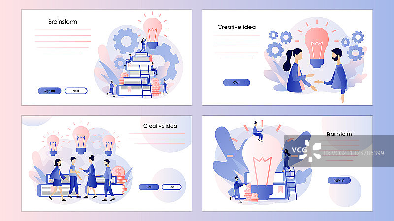 创意商业理念内容开发图片素材