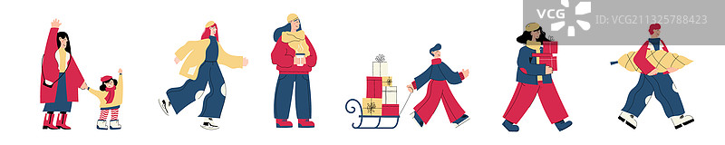 圣诞人物角色合集图片素材