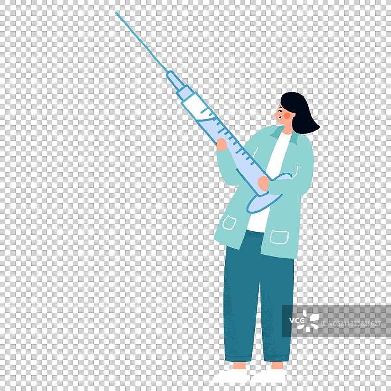 医生打疫苗图片素材