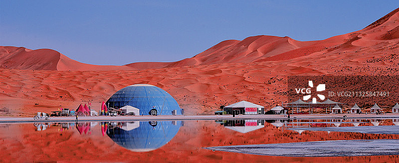 安静无言（巴丹吉林沙漠）图片素材