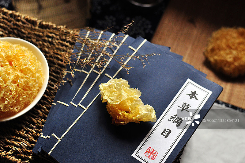 干银耳，白木耳，干燥食品图片素材