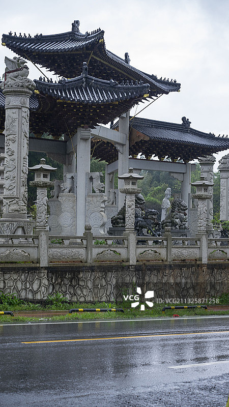 南昌市梅岭法藏寺图片素材