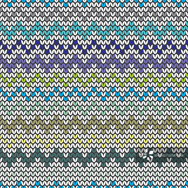 蓝灰色锯齿针织图案瓷砖图片素材