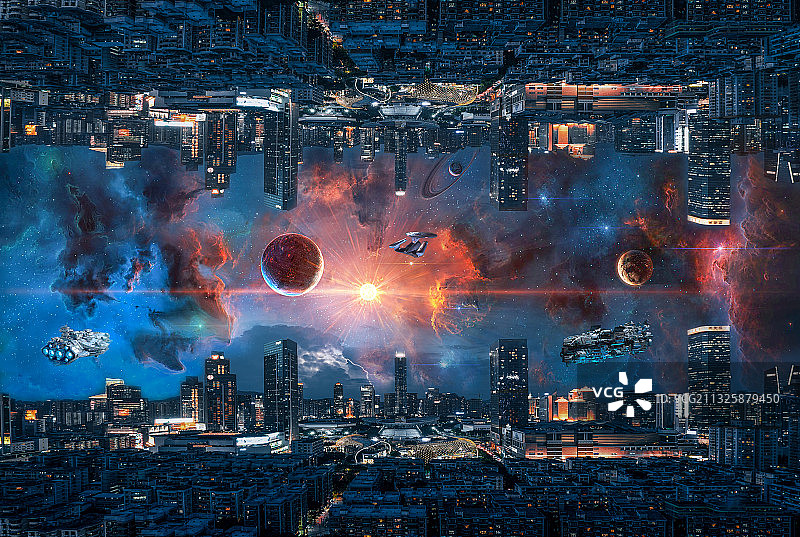 未来世界图片素材