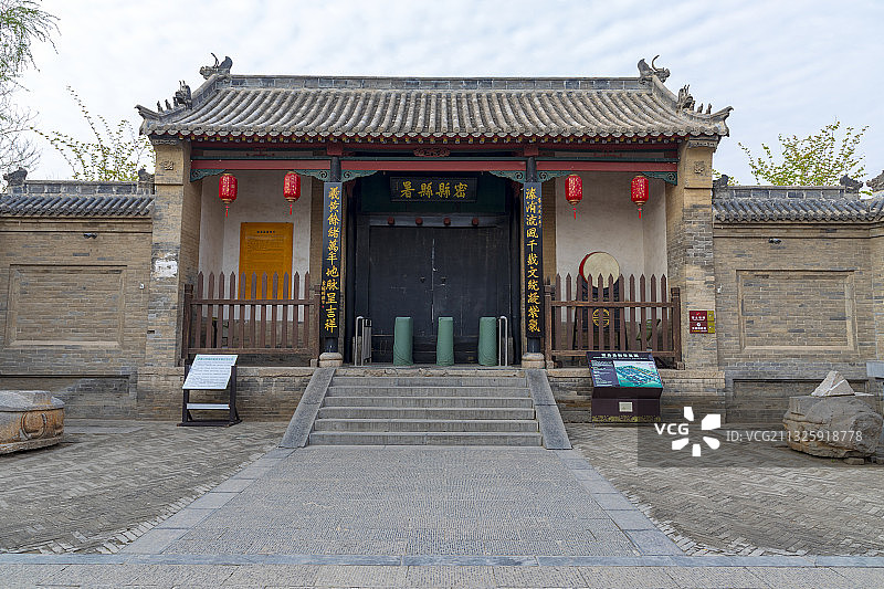 河南省郑州市新密市密县县衙大门图片素材