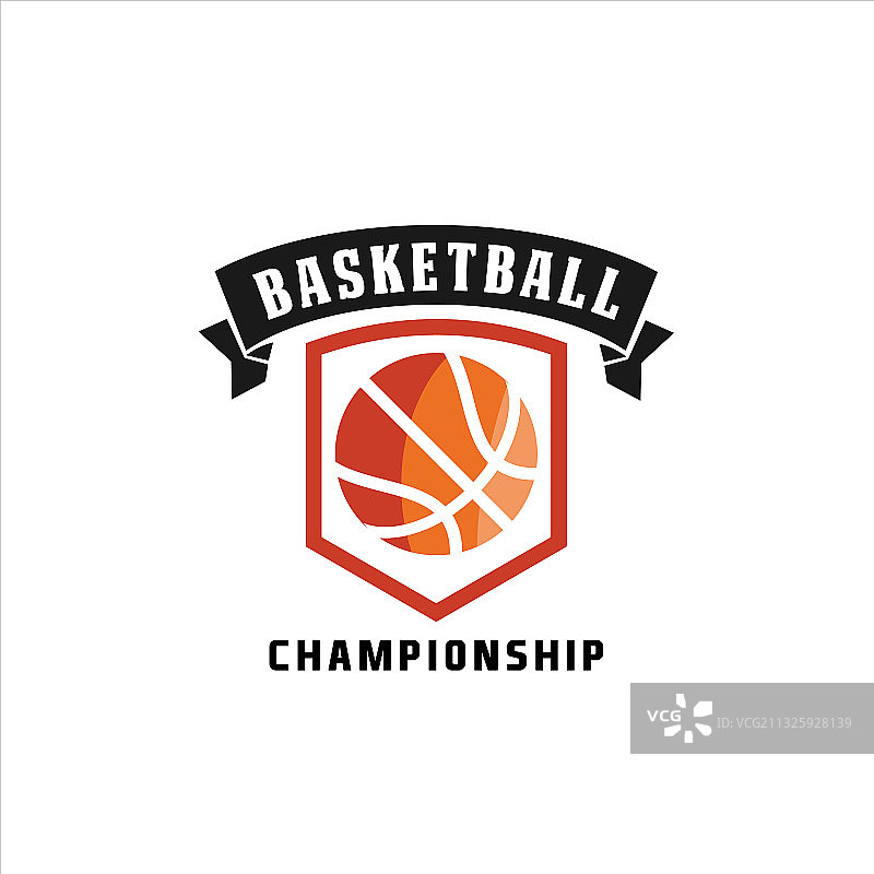 美式篮球运动标志图片素材