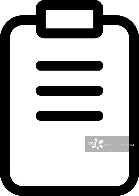 清单界面线性风格图标图片素材