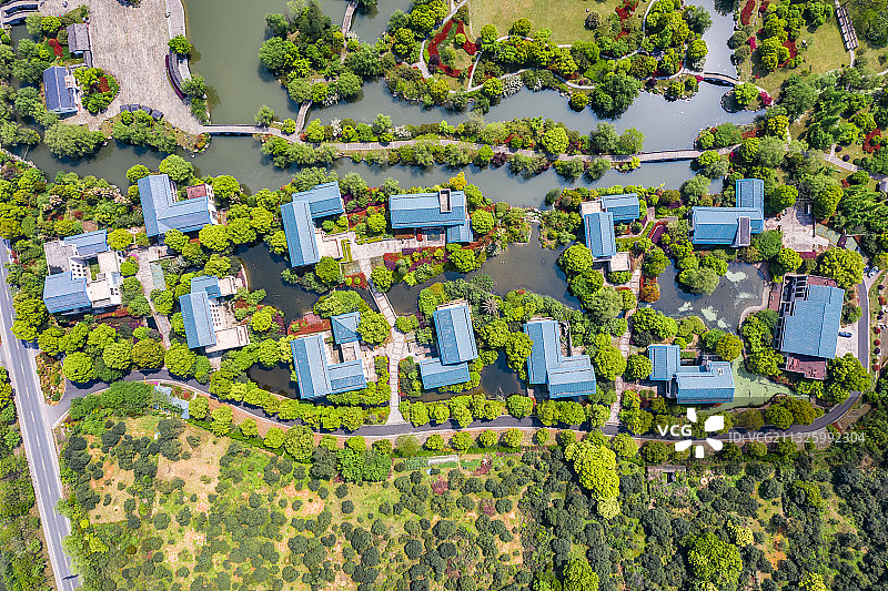 杭州临平区塘栖镇超山风景名胜区图片素材