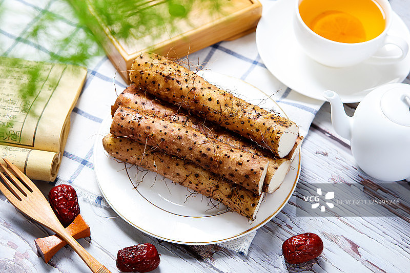 美味下午茶山药图片素材