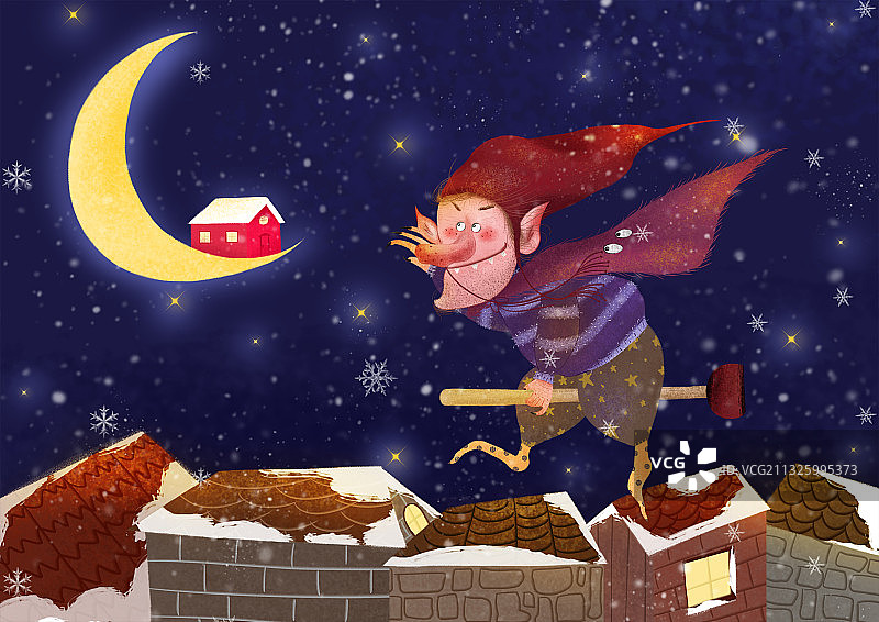 夜晚精灵图片素材