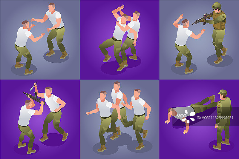 特种部队训练 2x3图片素材