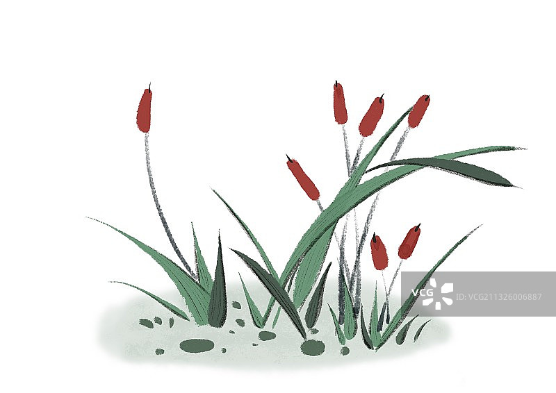 古风花卉图片素材