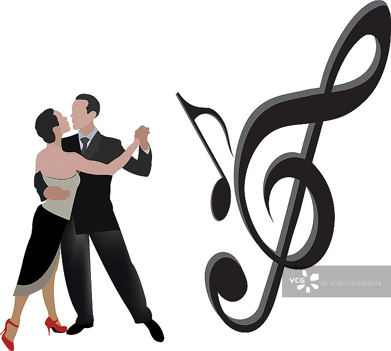 情侣共舞图片素材