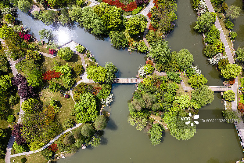 杭州临平区塘栖镇超山名胜风景区图片素材