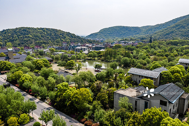 杭州临平区塘栖镇超山名胜风景区图片素材