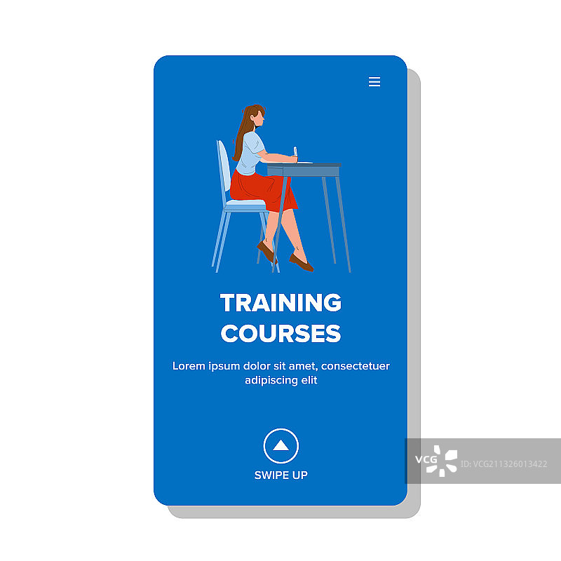 参与培训课程的女学员图片素材