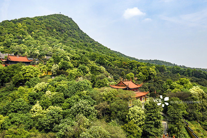 杭州临平区塘栖镇超山青莲寺图片素材