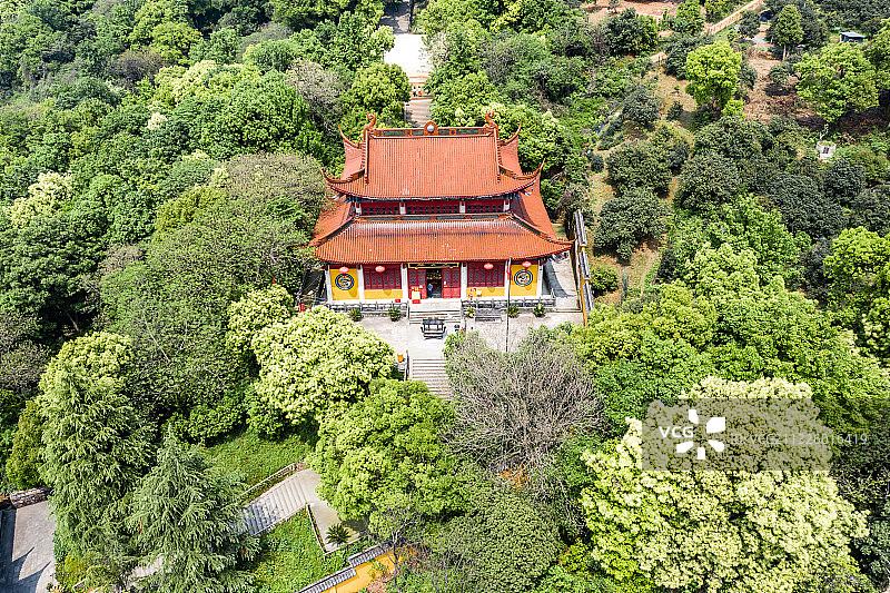 杭州临平区塘栖镇超山青莲寺图片素材