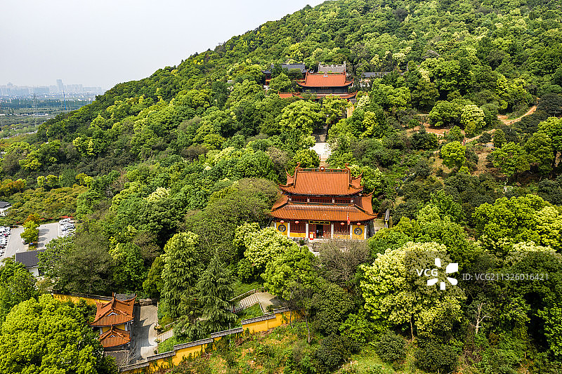 杭州临平区塘栖镇超山青莲寺图片素材