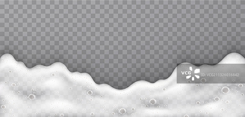 带肥皂泡的泡沫俯视白色水流图片素材