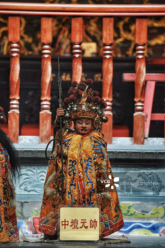 漳州凤霞祖宫 玄天上帝 哪吒三太子图片素材