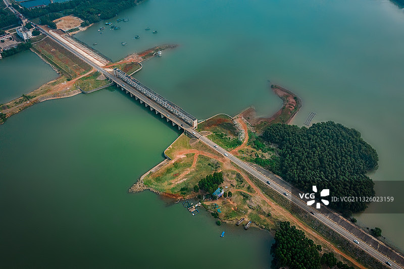 中国广东省雷州市雷州市南渡河水闸图片素材