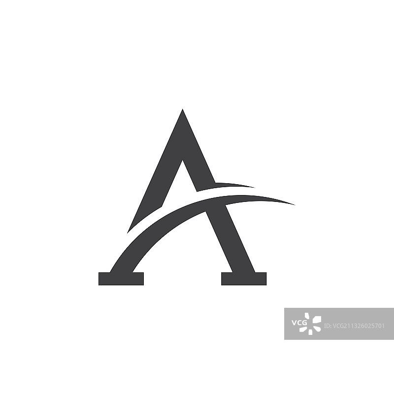 字母A，嗖嗖移动设计标志图片素材